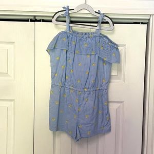 Cute one piece short romper Janie & Jack, worn once!  Excellent